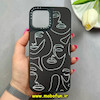 قاب گوشی iPhone 12 Pro Max آیفون پشت گلس آینه ای اورجینال CASETIFY طرح چهره کد 86252