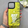 قاب گوشی iPhone 13 Pro Max آیفون پشت گلس آینه ای اورجینال CASETIFY طرح Just Do It کد 86256