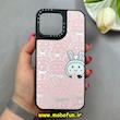 قاب گوشی iPhone 14 Pro Max آیفون پشت گلس آینه ای اورجینال CASETIFY طرح خرگوش کد 86261