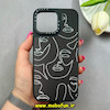 قاب گوشی iPhone 14 Pro Max آیفون پشت گلس آینه ای اورجینال CASETIFY طرح چهره کد 86262