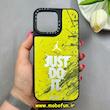 قاب گوشی iPhone 14 Pro Max آیفون پشت گلس آینه ای اورجینال CASETIFY طرح Just Do It کد 86263