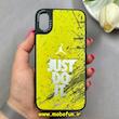 قاب گوشی iPhone X / iPhone XS آیفون پشت گلس آینه ای اورجینال CASETIFY طرح Just Do It کد 86269