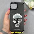 قاب گوشی iPhone 13 / iPhone 14 آیفون پشت گلس آینه ای اورجینال CASETIFY طرح اسکلت جمجمه کد 86272