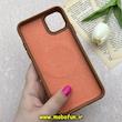 قاب گوشی iPhone 11 آیفون لدر دیزاین SOFT Lether Design برند Syndee سیلیکونی مگ سیف دار اورجینال عسلی کد 87275