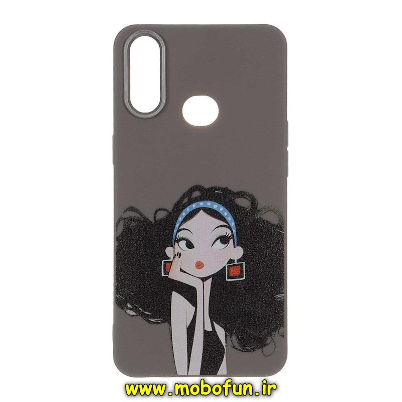 قاب گوشی Galaxy A10S سامسونگ لدر دیزاین SOFT Lether Design فانتزی سیلیکونی طرح چرمی دخترونه کد 74750