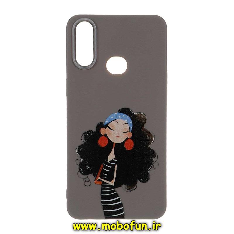 قاب گوشی Galaxy A10S سامسونگ لدر دیزاین SOFT Lether Design فانتزی سیلیکونی طرح چرمی دخترونه کد 74751