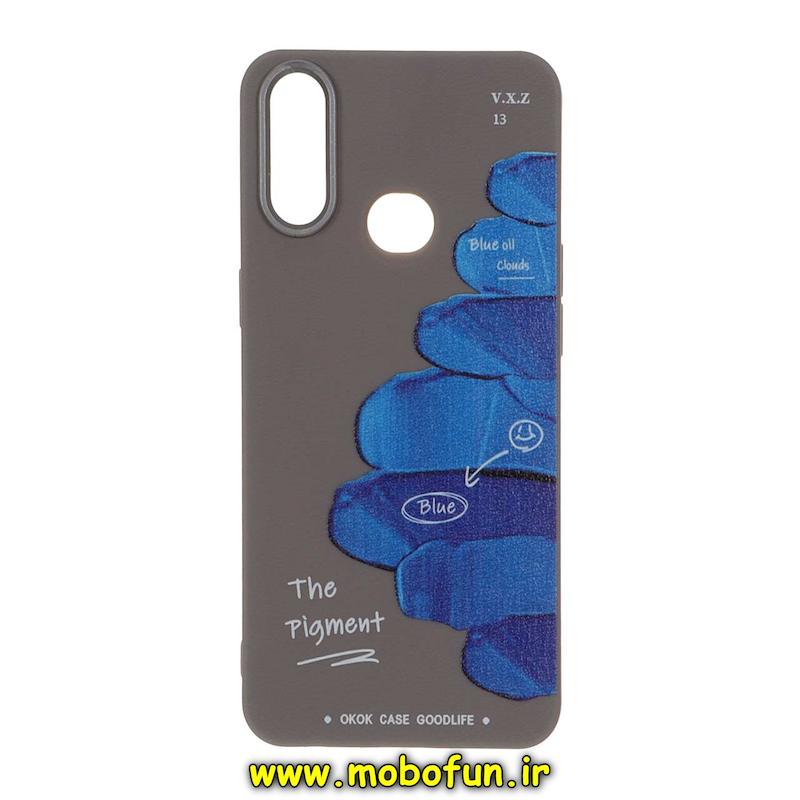 قاب گوشی Galaxy A10S سامسونگ لدر دیزاین SOFT Lether Design فانتزی سیلیکونی طرح چرمی پینترستی کد 74753