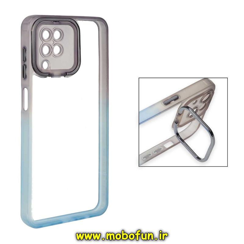 قاب گوشی Galaxy A12 / M12 سامسونگ متال کیس Metal طرح پشت طلق شفاف استنددار کد 74805