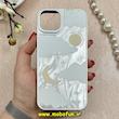 قاب گوشی iPhone 13 / iPhone 14 آیفون لیزری فانتزی سخت HARD تیتان طرح ابر و ماه کد 85275