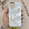 قاب گوشی iPhone 15 آیفون لیزری فانتزی سخت HARD تیتان طرح ابر و ماه کد 85294