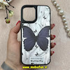 قاب گوشی iPhone 16 آیفون لیزری فانتزی سخت HARD تیتان طرح پروانه کد 85299