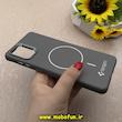 قاب گوشی Galaxy A71 سامسونگ لدر دیزاین SOFT Lether Design اسپیگن Spigen سیلیکونی طرح مگ سیف طوسی کد 87155