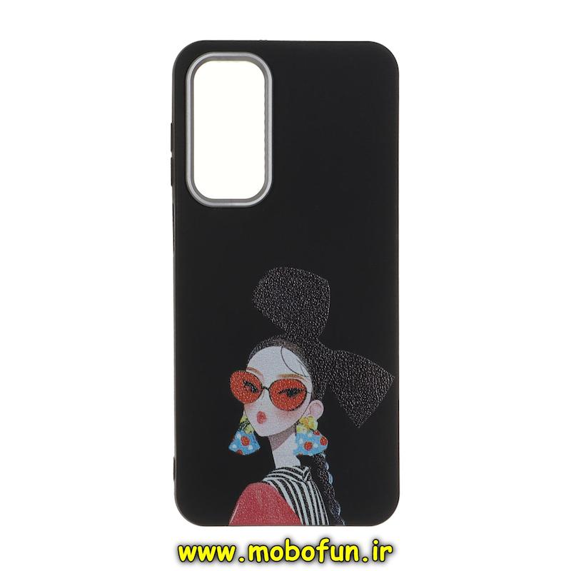 قاب گوشی Galaxy A16 سامسونگ لدر دیزاین SOFT Lether Design فانتزی سیلیکونی طرح چرمی دخترونه کد 74846