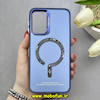 قاب گوشی Galaxy A24 سامسونگ اورجینال SO COOL سوکول لنز کرومی براق طرح مگ سیف اسپرت Sport آبی کد 86837