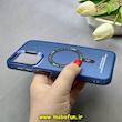 قاب گوشی Galaxy A24 سامسونگ اورجینال SO COOL سوکول لنز کرومی براق طرح مگ سیف اسپرت Sport آبی کد 86837