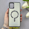 قاب گوشی Galaxy A31 سامسونگ اورجینال SO COOL سوکول لنز کرومی براق طرح مگ سیف اسپرت Sport خاکستری کد 86848