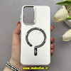 قاب گوشی Galaxy A36 سامسونگ اورجینال SO COOL سوکول لنز کرومی براق طرح مگ سیف اسپرت Sport نقره ای کد 86865