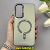 قاب گوشی Galaxy A55 سامسونگ اورجینال SO COOL سوکول لنز کرومی براق طرح مگ سیف اسپرت Sport خاکستری کد 86887
