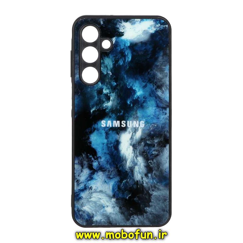 قاب گوشی Galaxy A16 سامسونگ پشت گلس شیشه ای محافظ لنز دار کهکشانی کد 74880