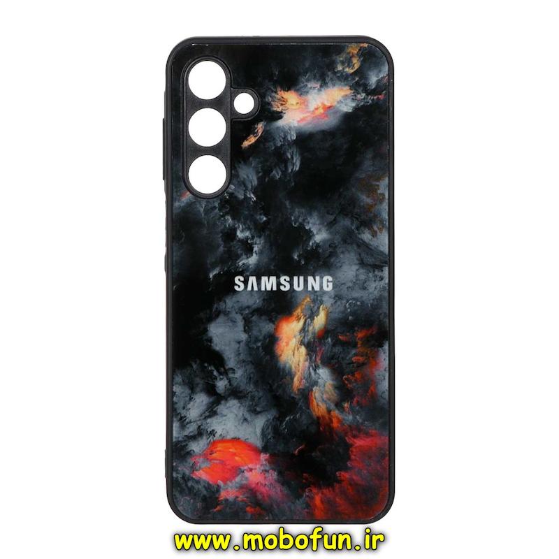 قاب گوشی Galaxy A16 سامسونگ پشت گلس شیشه ای محافظ لنز دار کهکشانی کد 74881