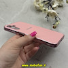 قاب گوشی Galaxy A14 سامسونگ PVD ضد خش پشت گلس شیشه ای محافظ لنز دار صورتی کد 86666