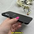 قاب گوشی Galaxy A24 سامسونگ PVD ضد خش پشت گلس شیشه ای محافظ لنز دار مشکی کد 86677