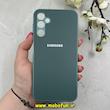 قاب گوشی Galaxy A24 سامسونگ PVD ضد خش پشت گلس شیشه ای محافظ لنز دار سبز کد 86682