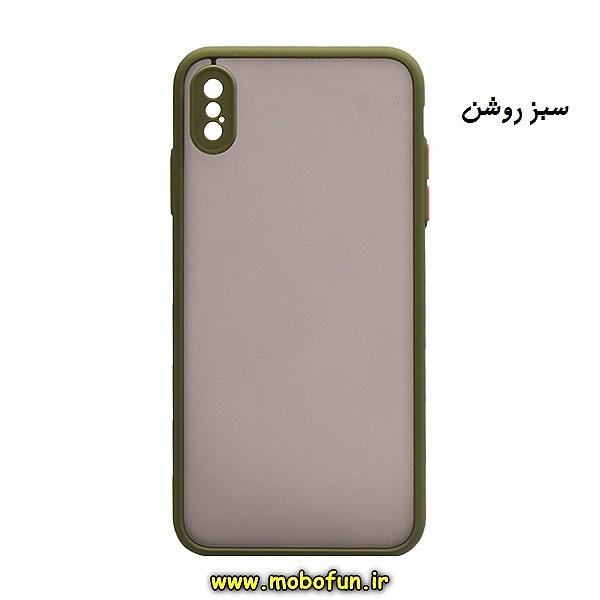 مشخصات و خرید قاب گوشی Iphone Xs Max طرح پشت مات محافظ لنز دار، خرید قاب گوشی Iphone Xs Max طرح پشت مات محافظ لنز دار از فروشگاه موبوفان، قاب پشت مات محافظ لنز دار آیفون Xs Max