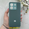 قاب گوشی Redmi Note 13 5G شیائومی PVD ضد خش پشت گلس شیشه ای محافظ لنز دار سبز کد 86758