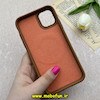 قاب گوشی iPhone 11 Pro Max آیفون لدر دیزاین SOFT Lether Design برند Syndee سیلیکونی مگ سیف دار اورجینال عسلی کد 87282