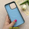 قاب گوشی iPhone 15 Pro Max آیفون لدر دیزاین SOFT Lether Design برند Syndee سیلیکونی مگ سیف دار اورجینال طوسی کد 87298