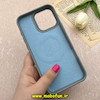 قاب گوشی iPhone 16 Pro Max آیفون لدر دیزاین SOFT Lether Design برند Syndee سیلیکونی مگ سیف دار اورجینال طوسی کد 87300