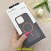 قاب گوشی iPhone 16 Pro آیفون لدر دیزاین SOFT Lether Design برند Syndee سیلیکونی مگ سیف دار اورجینال مشکی کد 87304