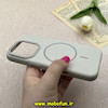 قاب گوشی iPhone 16 Pro آیفون لدر دیزاین SOFT Lether Design برند Syndee سیلیکونی مگ سیف دار اورجینال کرم کد 87305