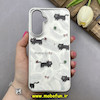 قاب گوشی Galaxy A56 سامسونگ لیزری فانتزی تیتان کرومی طرح گربه کیوت کد 87384