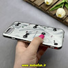 قاب گوشی iPhone 7 Plus / iPhone 8 Plus آیفون لیزری فانتزی تیتان کرومی طرح گربه کیوت کد 87392