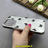قاب گوشی iPhone 16 Pro Max آیفون لیزری فانتزی تیتان کرومی طرح پروانه کیوت کد 87445