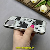 قاب گوشی iPhone 15 آیفون لیزری فانتزی تیتان کرومی طرح گربه کیوت کد 87466