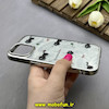 قاب گوشی iPhone 15 آیفون لیزری فانتزی تیتان کرومی طرح گربه کیوت کد 87467