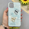 قاب گوشی iPhone 11 آیفون فانتزی سخت Hard لیزری عروسکی برجسته دکمه کرومی اسپینردار طرح پروانه کیوت کد 87935