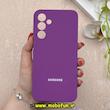 قاب گوشی Galaxy A16 سامسونگ سیلیکونی اورجینال پاک کنی درجه یک زیربسته محافظ لنزدار بنفش کد 87517