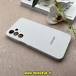 قاب گوشی Galaxy A16 سامسونگ سیلیکونی اورجینال پاک کنی درجه یک زیربسته محافظ لنزدار سفید کد 87524