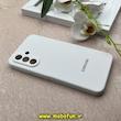 قاب گوشی Galaxy A36 سامسونگ سیلیکونی اورجینال پاک کنی درجه یک زیربسته محافظ لنزدار سفید کد 87542
