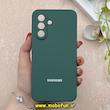 قاب گوشی Galaxy A36 سامسونگ سیلیکونی اورجینال پاک کنی درجه یک زیربسته محافظ لنزدار سبز کد 87544