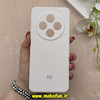 قاب گوشی Redmi 14C / Poco C75 / Redmi A4 شیائومی سیلیکونی اورجینال پاک کنی درجه یک زیربسته محافظ لنزدار سفید کد 87612