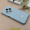 قاب گوشی Redmi 14C / Poco C75 / Redmi A4 شیائومی سیلیکونی اورجینال پاک کنی درجه یک زیربسته محافظ لنزدار آبی کد 87614