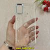 قاب گوشی Galaxy A11 / Galaxy M11 سامسونگ لاکچری شفاف رزینی طرح شاین لنز کرومی طرح گل کد 87644