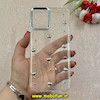 قاب گوشی Galaxy A12 / Galaxy M12 سامسونگ لاکچری شفاف رزینی طرح شاین لنز کرومی طرح قلب کد 87648