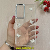 قاب گوشی Galaxy A26 سامسونگ لاکچری شفاف رزینی طرح شاین لنز کرومی طرح پروانه کد 87656