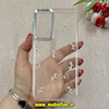 قاب گوشی Galaxy A26 سامسونگ لاکچری شفاف رزینی طرح شاین لنز کرومی طرح گل کد 87659